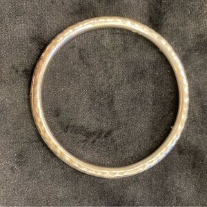 Silpada Sterling Silver Slim Hammered Bangle Bracelet